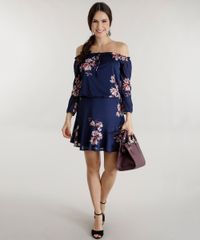 Vestido-Ombro-a-Ombro-Estampado-Floral-Azul-Marinho-8601886-Azul_Marinho_3