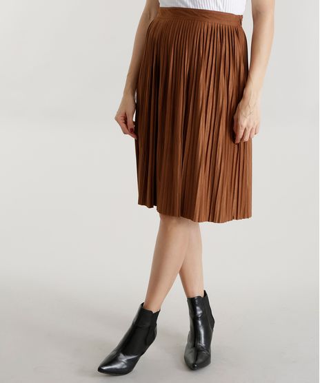 Saia-Midi-em-Suede-Caramelo-8466395-Caramelo_1