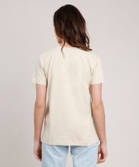 T-Shirt-Feminina-Mindset--Like-Adults--com-Bordado-Manga-Curta-Decote-Redondo-Bege-9886820-Bege_2