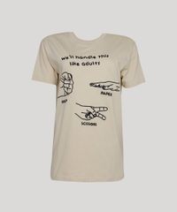 T-Shirt-Feminina-Mindset--Like-Adults--com-Bordado-Manga-Curta-Decote-Redondo-Bege-9886820-Bege_5