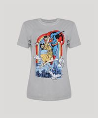 T-Shirt-Feminina-Mindset-Super-Homem-Manga-Curta-Decote-Redondo-Cinza-Claro-9886823-Cinza_Claro_5