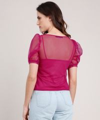 Blusa-Feminina-Mindset-em-Tule-Manga-Bufante-Decote-Redondo-Pink-9880206-Pink_2