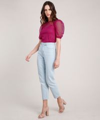 Blusa-Feminina-Mindset-em-Tule-Manga-Bufante-Decote-Redondo-Pink-9880206-Pink_3