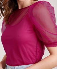 Blusa-Feminina-Mindset-em-Tule-Manga-Bufante-Decote-Redondo-Pink-9880206-Pink_4