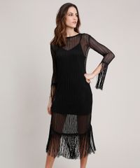 Vestido-Feminino-Mindset-Midi-em-Tule-Listrado-com-Franjas-Manga-3-4-Preto-9655191-Preto_1 Vestido-Feminino-Mindset-Midi-em-Tule-Listrado-com-Franjas-Manga-3-4-Preto-9655191-Preto_1