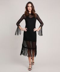 Vestido-Feminino-Mindset-Midi-em-Tule-Listrado-com-Franjas-Manga-3-4-Preto-9655191-Preto_3 Vestido-Feminino-Mindset-Midi-em-Tule-Listrado-com-Franjas-Manga-3-4-Preto-9655191-Preto_3