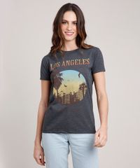 T-Shirt-Feminina-Mindset--Los-Angeles--Manga-Curta-Decote-Redondo-Cinza-Mescla-Escuro-9847435-Cinza_Mescla_Escuro_1