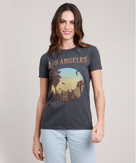 T-Shirt-Feminina-Mindset--Los-Angeles--Manga-Curta-Decote-Redondo-Cinza-Mescla-Escuro-9847435-Cinza_Mescla_Escuro_1