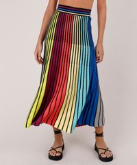Saia-Feminina-Blueman-Midi-Plissada-Listrada-em-Trico-Preta-9783066-Preto_1