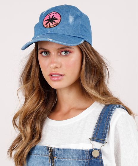 Bone-Jeans-Feminino-Blueman-Aba-Curva-com-Bordado-Azul-Medio-9779648-Azul_Medio_1