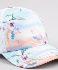Bone-Feminino-Blueman-Aba-Curva-Estampado-Floral-Paraiso-com-Tela-Branco-9779650-Branco_3