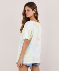 Blusa-Feminina-Blueman-Estampada-Tie-Dye-Manga-Curta-Decote-Redondo-Amarela-9802586-Amarelo_2