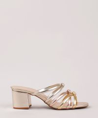 Tamanco-Feminino-Oneself-Metalizado-Salto-Medio-Grosso-em-Tiras-com-No--Dourado-9823570-Dourado_1