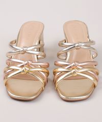 Tamanco-Feminino-Oneself-Metalizado-Salto-Medio-Grosso-em-Tiras-com-No--Dourado-9823570-Dourado_4