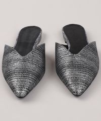 Mule-Feminino-Oneself-Bico-Fino-com-Lurex-Prateado-9829788-Prateado_4