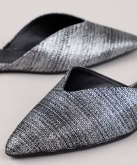 Mule-Feminino-Oneself-Bico-Fino-com-Lurex-Prateado-9829788-Prateado_5