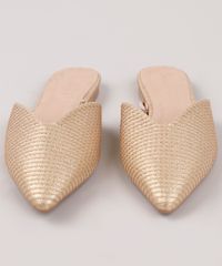 Mule-Feminino-Oneself-Bico-Fino-com-Lurex-Dourado-9829787-Dourado_4