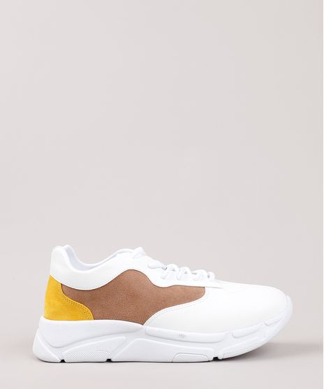 Tenis-Chunky-Feminino-Oneself-com-Recorte-Branco-9829609-Branco_1