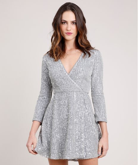 Vestido-Feminino-Mindset-Curto-Envelope-em-Tule-com-Paetes-Manga-Longa-Prateado-9655199-Prateado_1