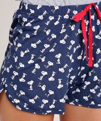 Pijama-Feminino-Snoopy-Manga-Curta-Cinza-Mescla-9829397-Cinza_Mescla_4