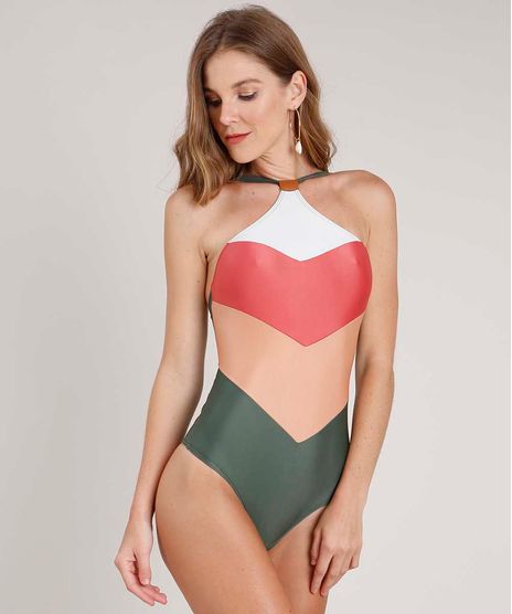 Maio-Body-Halter-Neck-Color-Block-Sem-Bojo-com-Protecao-UV50--Verde-Militar-9784156-Verde_Militar_1