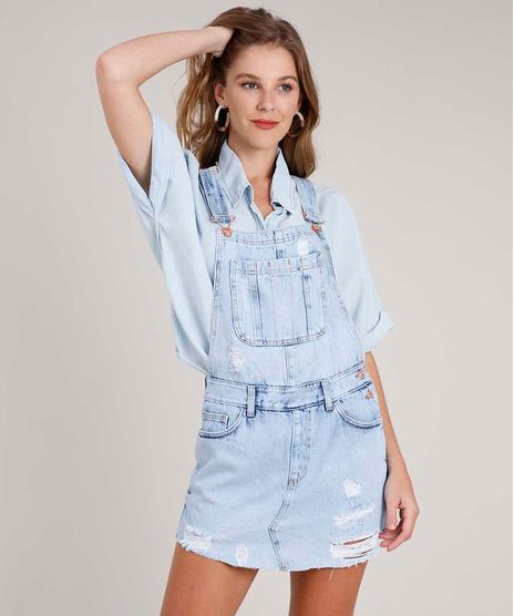 Jardineira-Jeans-Short-Saia-Destroyed-Azul-Claro-9834580-Azul_Claro_1