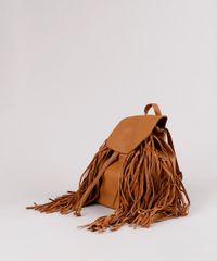 Mochila-Feminina-Media-com-Franjas-em-Suede-Caramelo-9614933-Caramelo_3