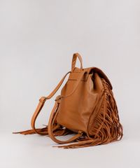 Mochila-Feminina-Media-com-Franjas-em-Suede-Caramelo-9614933-Caramelo_4