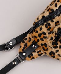 Pochete-Feminina-em-Pelo-Estampada-Animal-Print-Bege-9473094-Bege_4