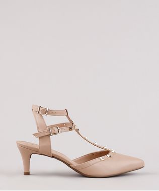 Scarpin-Feminino-Via-Uno-Bico-Fino-Salto-Baixo-com-Tachas-Bege-9793862-Bege_1