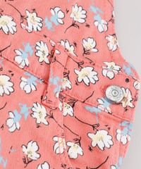 Jardineira-de-Sarja-Infantil-Estampada-Floral-Barra-Desfiada-Coral-9822540-Coral_4