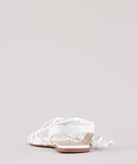 Rasteira-Feminina-Oneself-Metalizada-com-Amarracao-Branco-9800933-Branco_3