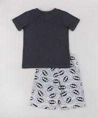 Pijama-Infantil-Batman-Manga-Curta-Cinza-Mescla-Escuro-9762473-Cinza_Mescla_Escuro_2