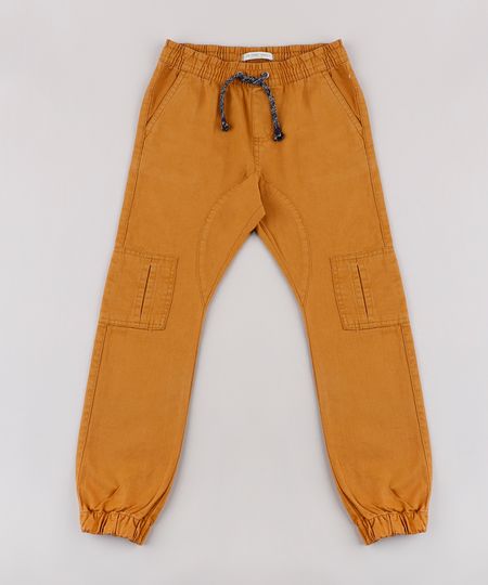 Calca-de-Sarja-Infantil-Jogger-Cargo-Caramelo-9767892-Caramelo_1