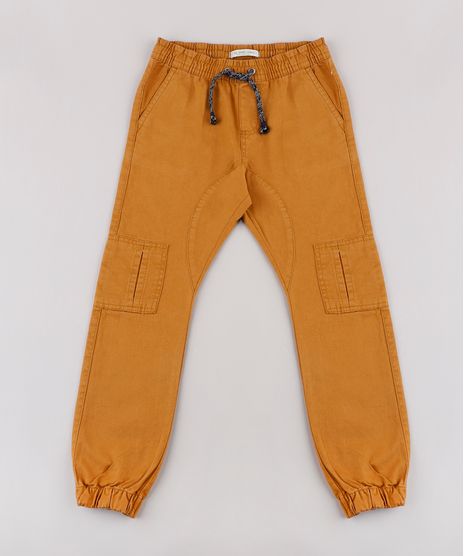 Calca-de-Sarja-Infantil-Jogger-Cargo-Caramelo-9767892-Caramelo_1
