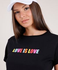 Blusa-Feminina-Ampla--Love-is-Love--Manga-Curta-Decote-Redondo-Preta-9850222-Preto_4
