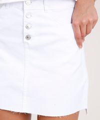 Saia-de-Sarja-Feminina-Curta-com-Botoes-e-Barra-a-Fio-Branca-9388411-Branco_4