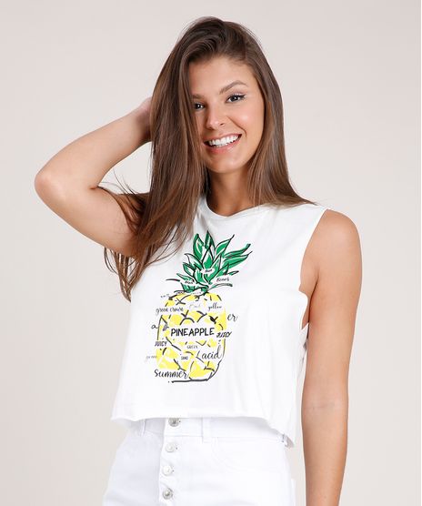 Regata-Feminina-Cropped-Cavada-Abacaxi-Decote-Redondo-Branca-9828750-Branco_1