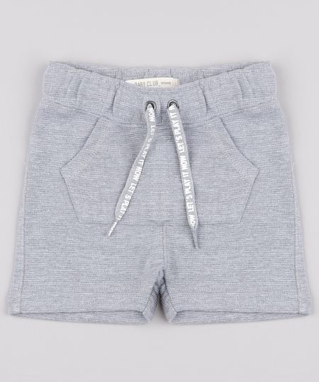Bermuda-Infantil-Canelada-com-Bolso-Cinza-Mescla-9671642-Cinza_Mescla_1