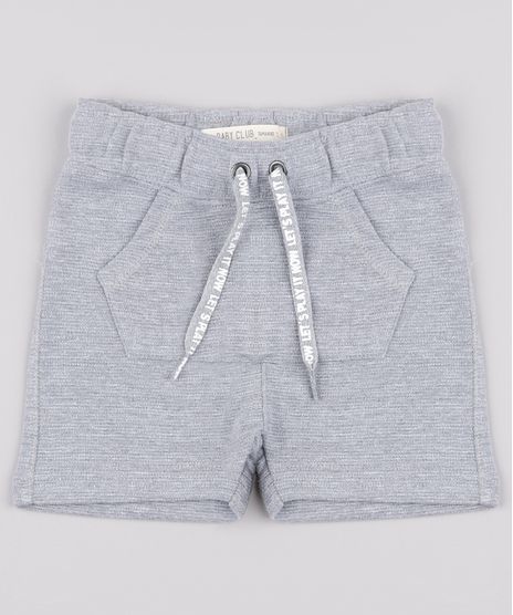 Bermuda-Infantil-Canelada-com-Bolso-Cinza-Mescla-9671642-Cinza_Mescla_1