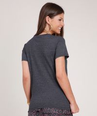 Blusa-Feminina-Pumba-O-Rei-Leao-Manga-Curta-Decote-Redondo-Cinza-Mescla-Escuro-9850283-Cinza_Mescla_Escuro_2