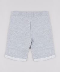 Bermuda-Infantil-em-Moletom-com-Recorte-e-Ziper-Cinza-Mescla-9659929-Cinza_Mescla_2
