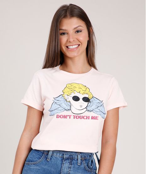 Blusa-Feminina-Anjo--Don-t-Touch-Me--Manga-Curta-Decote-Redondo-Rose-9850341-Rose_1