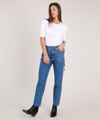 Calca-Jeans-Feminina-Mom-Clochard-Cintura-Super-Alta-com-Cordao-para-Amarrar-Azul-Escuro-9833816-Azul_Escuro_3 Calca-Jeans-Feminina-Mom-Clochard-Cintura-Super-Alta-com-Cordao-para-Amarrar-Azul-Escuro-9833816-Azul_Escuro_3