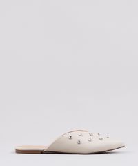 Mule-Feminino-Via-Uno-Bico-Fino-com-Brilho-Bege-Claro-9840236-Bege_Claro_1