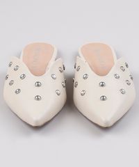 Mule-Feminino-Via-Uno-Bico-Fino-com-Brilho-Bege-Claro-9840236-Bege_Claro_4