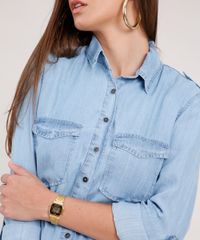 Camisa-Jeans-Feminina-com-Bolsos-e-Martingale-Manga-Longa-Azul-Claro-9820778-Azul_Claro_4