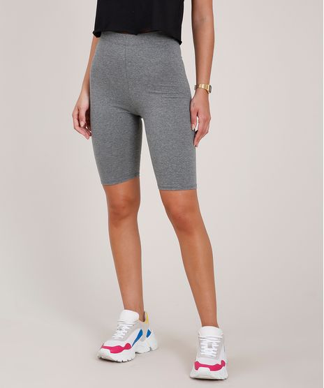 Bermuda-Feminina-Basica-Ciclista--Cinza-Mescla-9700946-Cinza_Mescla_1