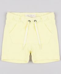 Bermuda-Infantil-Canelada-com-Bolso-Amarela-9671642-Amarelo_1