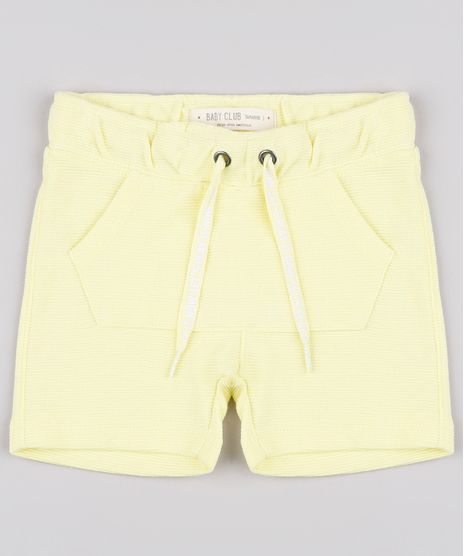 Bermuda-Infantil-Canelada-com-Bolso-Amarela-9671642-Amarelo_1